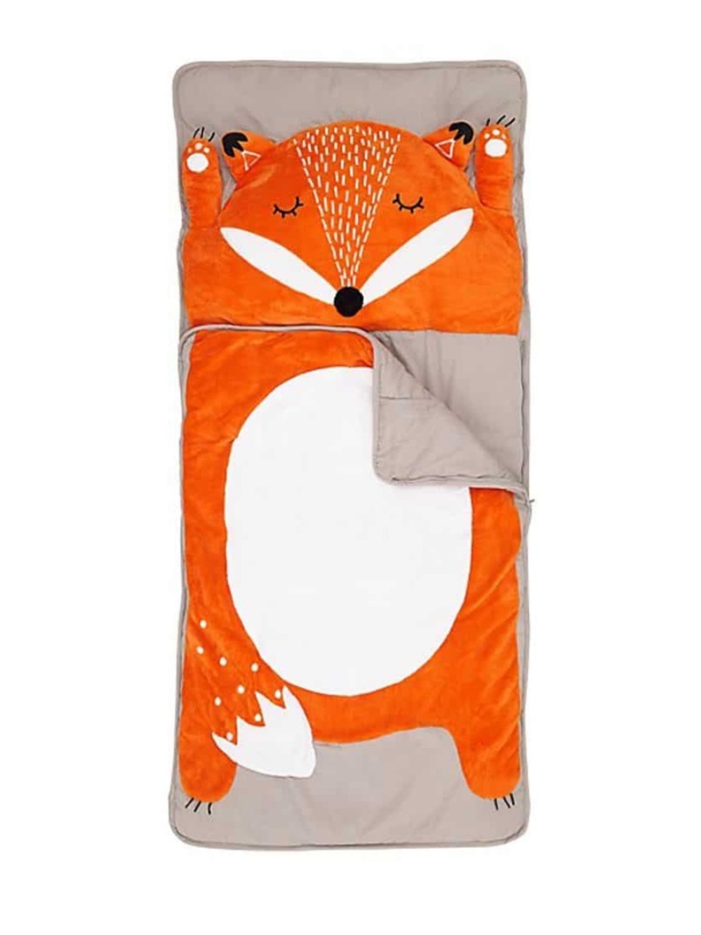 Land of Nod How Do You Zoo fox sleeping bag